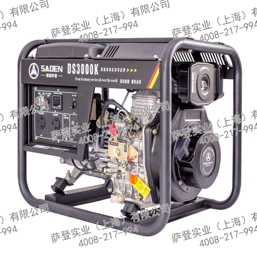 3kw小型柴油發電機 便攜式發電機 型號DS3000K